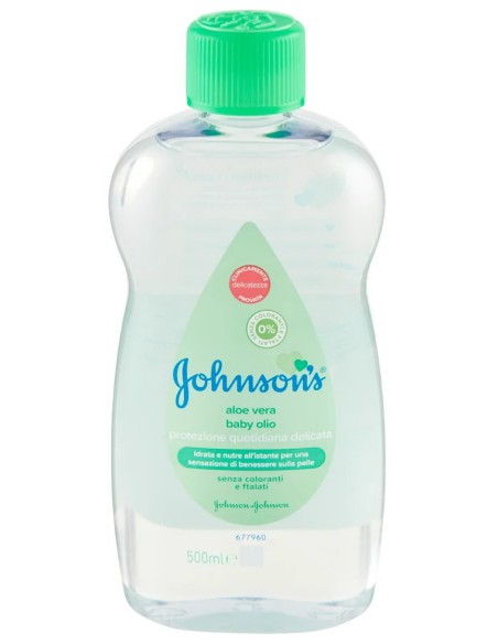 Johnson's Baby Olio 500ml - Aloe Vera - Idratante